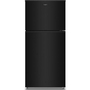 Réfrigérateur à congélateur supérieur de 29,5 po et 19 pi³ avec refroidissement à couverture totale Whirlpool - WRTX5419SB