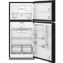 Réfrigérateur à congélateur supérieur de 29,5 po et 19 pi³ avec refroidissement à couverture totale Whirlpool - WRTX5419SB