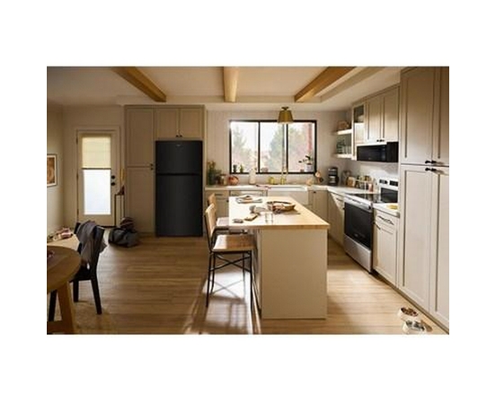 Réfrigérateur à congélateur supérieur de 29,5 po et 19 pi³ avec refroidissement à couverture totale Whirlpool - WRTX5419SB