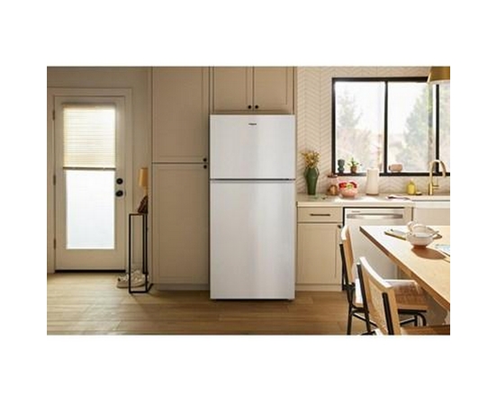 Réfrigérateur à congélateur supérieur de 29,5 po et 19 pi³ avec refroidissement à couverture totale Whirlpool - WRTX5419SW