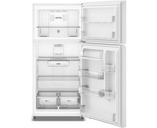 Réfrigérateur à congélateur supérieur de 29,5 po et 19 pi³ avec refroidissement à couverture totale Whirlpool - WRTX5419SW