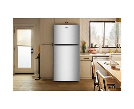 Réfrigérateur à congélateur supérieur de 29,5 po et 19 pi³ avec refroidissement à couverture totale Whirlpool - WRTX5419SZ