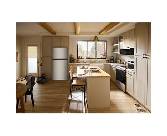 Réfrigérateur à congélateur supérieur de 29,5 po et 19 pi³ avec refroidissement à couverture totale Whirlpool - WRTX5419SZ