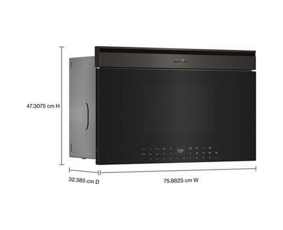 Four à micro-ondes intégré de 30 po, 1,1 pi³. avec technologie friture à air Whirlpool - YWMBT7030SV