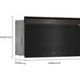 Four à micro-ondes intégré de 30 po, 1,1 pi³. avec technologie friture à air Whirlpool - YWMBT7030SV