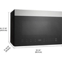 Four à micro-ondes à hotte intégrée de 24 po, 1,4 pi³. Whirlpool - UMMS5024SS