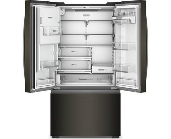 Réfrigérateur  trois portes avec porte à deux battants de 36 po, 22 pi³. avec distributeur d'eau et de glaçons Whirlpool - WRFC7036RV