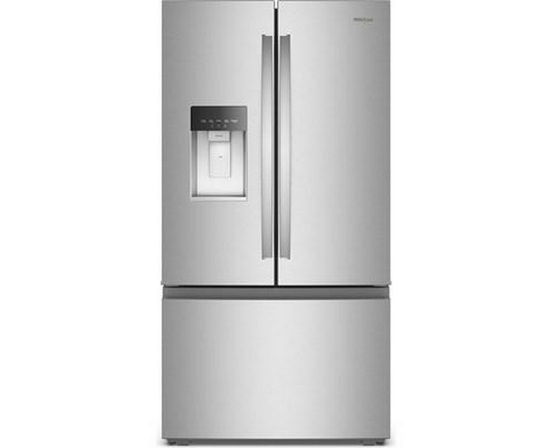 Réfrigérateur  trois portes avec porte à deux battants de 36 po, 22 pi³. avec distributeur d'eau et de glaçons Whirlpool - WRFC7036RZ