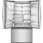 Réfrigérateur  trois portes avec porte à deux battants de 36 po, 22 pi³. avec distributeur d'eau et de glaçons Whirlpool - WRFC7036RZ