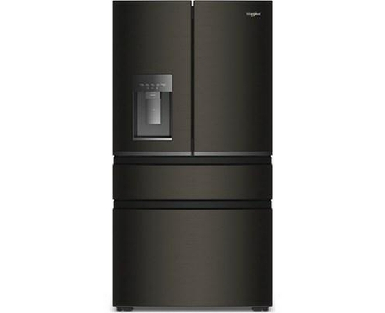 Réfrigérateur quatre portes avec porte à deux battants de 36 po avec système d'eau et de glaçons Whirlpool - WRMC7036RV