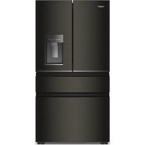 Réfrigérateur quatre portes avec porte à deux battants de 36 po avec système d'eau et de glaçons Whirlpool - WRMC7036RV