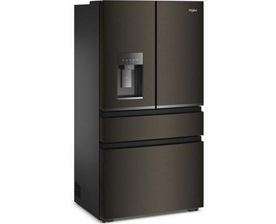 Réfrigérateur quatre portes avec porte à deux battants de 36 po avec système d'eau et de glaçons Whirlpool - WRMC7036RV