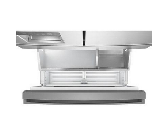 Réfrigérateur quatre portes avec porte à deux battants de 36 po avec système d'eau et de glaçons Whirlpool - WRMC7036RZ