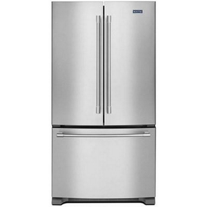 Réfrigérateur trois portes avec porte à deux battants à profondeur de comptoir de 36 po, 20 pi³ avec distributeur d'eau et de glaçons Maytag - MFC2062FEZ