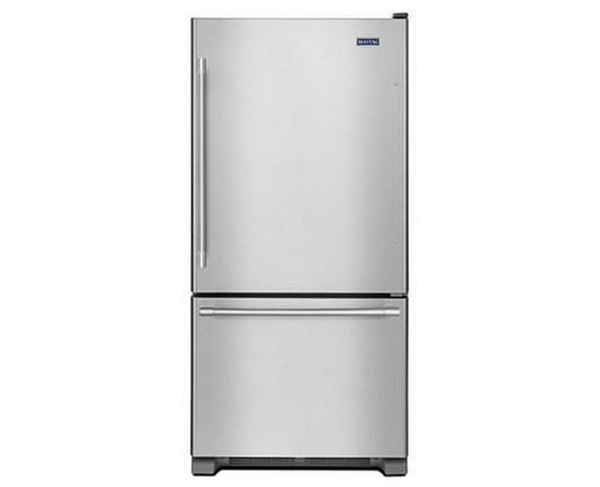 Réfrigérateur à congélateur inférieur de 33 po, 22.1 pi³ avec distributeur d'eau et de glaçons Maytag - MBF2258FEZ