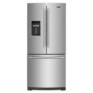 Réfrigérateur trois portes avec porte à deux battants de 30 po, 19.7 pi³ avec distributeur d'eau Maytag - MFW2055FRZ