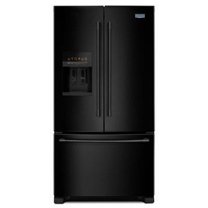 Réfrigérateur trois portes avec porte à deux battants de 36 po, 25 pi³ avec distributeur d'eau et de glaçons Maytag - MFI2570FEB