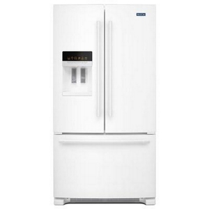 Réfrigérateur trois portes avec porte à deux battants de 36 po, 25 pi³ avec distributeur d'eau et de glaçons Maytag - MFI2570FEW
