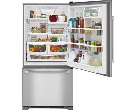 Réfrigérateur à congélateur inférieur de 30 po, 18.6 pi³ Maytag - MBR1957FEZ