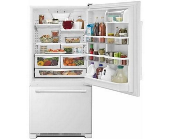 Réfrigérateur à congélateur inférieur de 30 po, 18.6 pi³ Maytag - MBB1957FEW