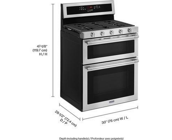 Cuisinière amovible à gaz de 30 po avec brûleur Power™ Maytag - MGT8800FZ
