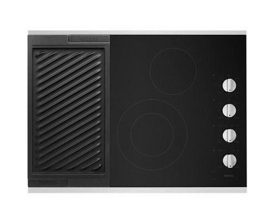 Table de cuisson encastrée électrique de 30 po avec grill et plaque chauffante réversible Maytag - MEC8830HS