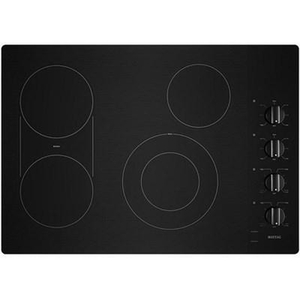 Table de cuisson encastrée électrique de 30 po avec grill et plaque chauffante réversible Maytag - MEC8830HB