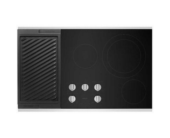 Table de cuisson encastrée électrique de 36 po avec grill et plaque chauffante réversible Maytag - MEC8836HS