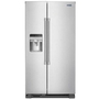 Réfrigérateur côte-à-côte amovible de 36 po, 25 pi³ avec distributeur externe d'eau et de glaçons Maytag - MSS25C4MGZ