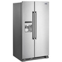 Réfrigérateur côte-à-côte amovible de 36 po, 25 pi³ avec distributeur externe d'eau et de glaçons Maytag - MSS25C4MGZ