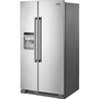 Réfrigérateur côte-à-côte amovible de 36 po, 25 pi³ avec distributeur externe d'eau et de glaçons Maytag - MSS25C4MGZ