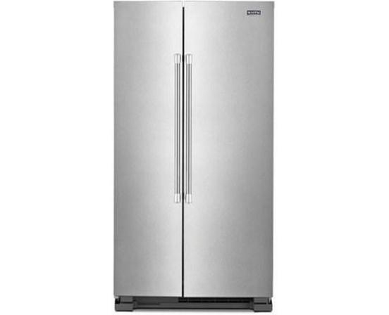 Réfrigérateur côte-à-côte amovible de 36 po., 25 pi³ avec éclairage DEL BrighSeries™ Maytag - MSS25N4MKZ