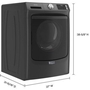 Laveuse à chargement frontal de 5,2 pi³. avec cycle Affresh Maytag - MHW5630MBK