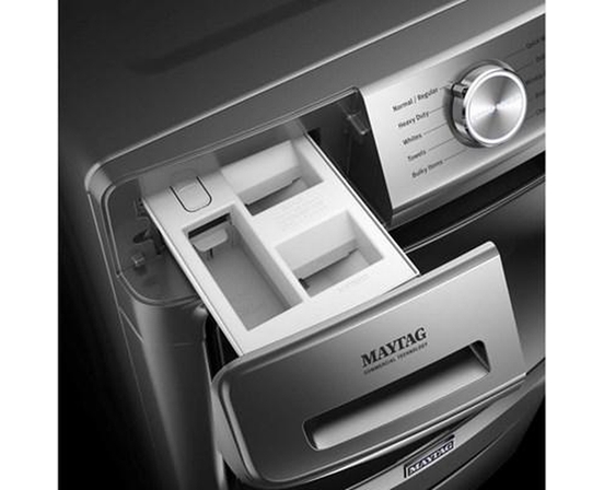 Laveuse à chargement frontal de 5,5 pi³ avec bouton Extra Power Maytag - MHW6630MBK