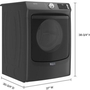 Sécheuse à gaz de 7,3 pi³. avec technologie commerciale Maytag® Maytag - MGD5630MBK