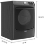 Sécheuse à gaz de 7,3 pi³. avec technologie commerciale Maytag® Maytag - MGD6630MBK