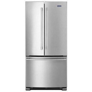 Réfrigérateur trois portes avec porte à deux battants de 33 po, 22,1 pi³. avec machine à glaçons interne Maytag - MRFF5033PZ