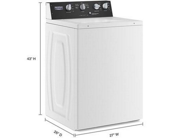 Laveuse à chargement par le dessus de 4,0 pi³. avec agitateur à double action Maytag - MVWP586GW