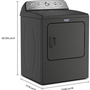 Sécheuse électrique de 7,0 pi³. avec option Pet Pro Maytag - YMED5605RU