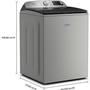 Laveuse à chargement vertical de 6,0 pi³. Maytag - MTW6205RR