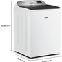 Laveuse à chargement vertical de 6,0 pi³. Maytag - MTW6205RW