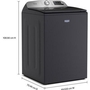 Laveuse à chargement vertical de 6,0 pi³. avec option Pet Pro Maytag - MTW7205RF