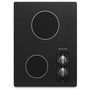 Table de cuisson encastrée électrique de 15 po. avec 2 éléments KitchenAid - KECC056RBL
