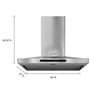 Hotte îlot de 36 po. KitchenAid - KVIB606DSS