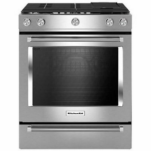 Cuisinière biénergie encastrable de 30 po KitchenAid - YKSDB900ESS