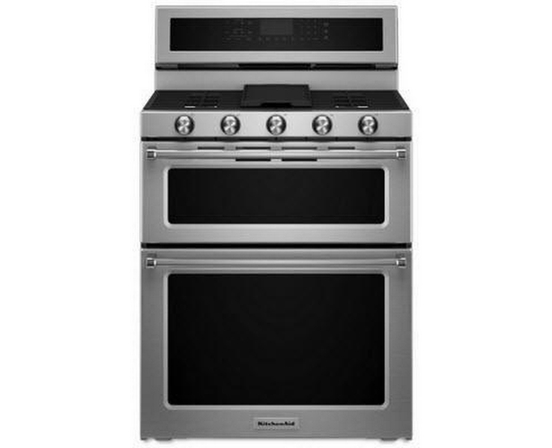 Cuisinière amovible à gaz de 30 po KitchenAid - KFGD500ESS