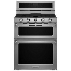 Cuisinière amovible à gaz de 30 po KitchenAid - KFGD500ESS