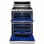 Cuisinière amovible à gaz de 30 po KitchenAid - KFGD500ESS