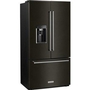 Réfrigérateur trois portes avec porte à deux battants à profondeur de comptoir de 36 po, 23.8 Pi cu. avec distributeur d'eau et de glaçons KitchenAid - KRFC704FBS