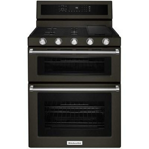 Cuisinière amovible à gaz de 30 po KitchenAid - KFGD500EBS